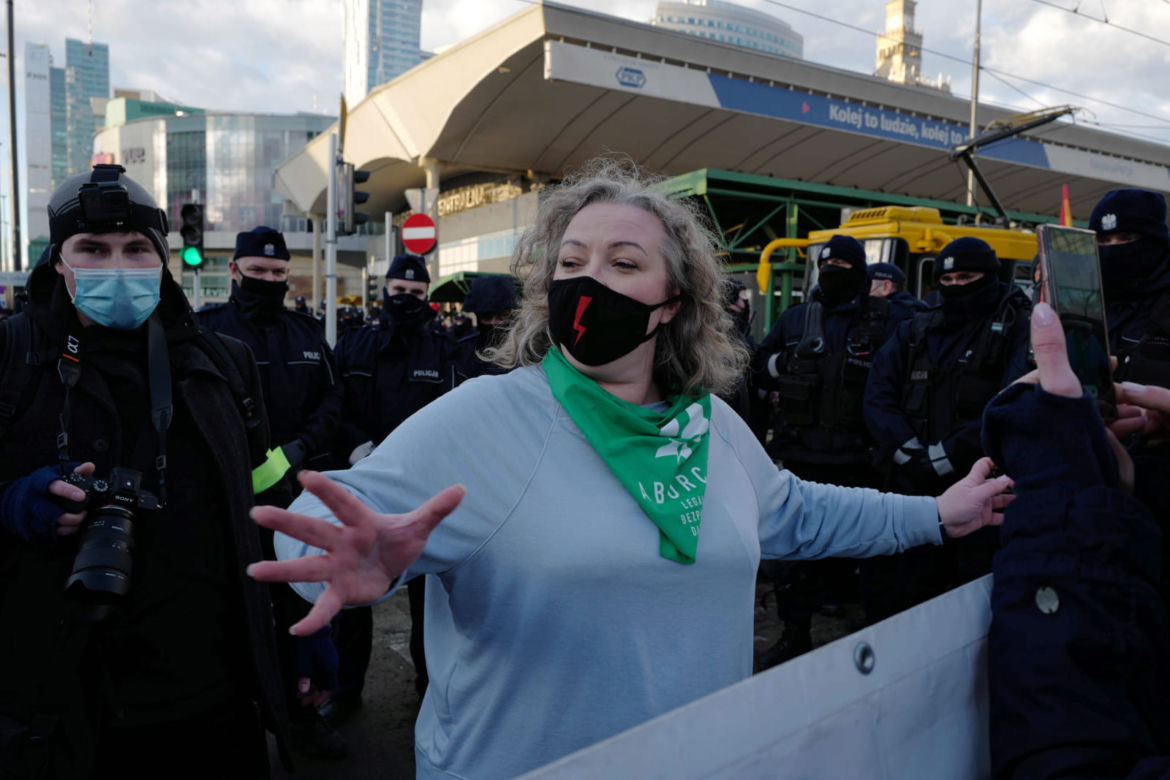 Strajk w Warszawie 8.03.2021