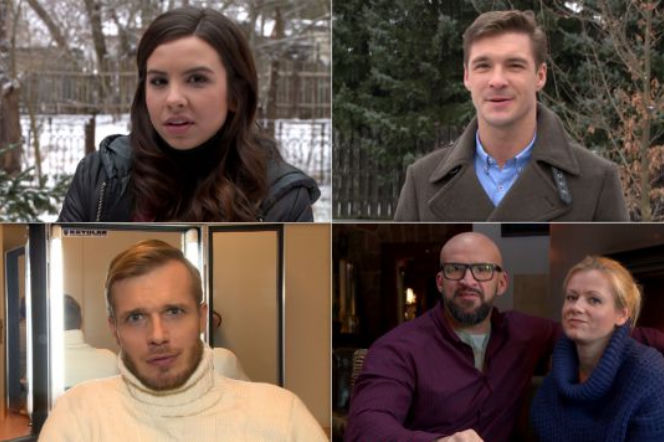 M jak miłość. Aneta (Ilona Lewandowska), Marcin (Mikołaj Roznerski), Artur (Tomasz Ciachorowski), Andrzejek (Tomasz Oświeciński), Marzenka (Olga Szomańska)