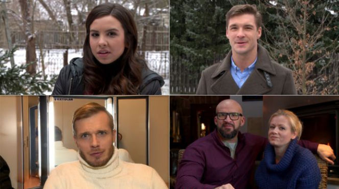 M jak miłość. Aneta (Ilona Lewandowska), Marcin (Mikołaj Roznerski), Artur (Tomasz Ciachorowski), Andrzejek (Tomasz Oświeciński), Marzenka (Olga Szomańska)