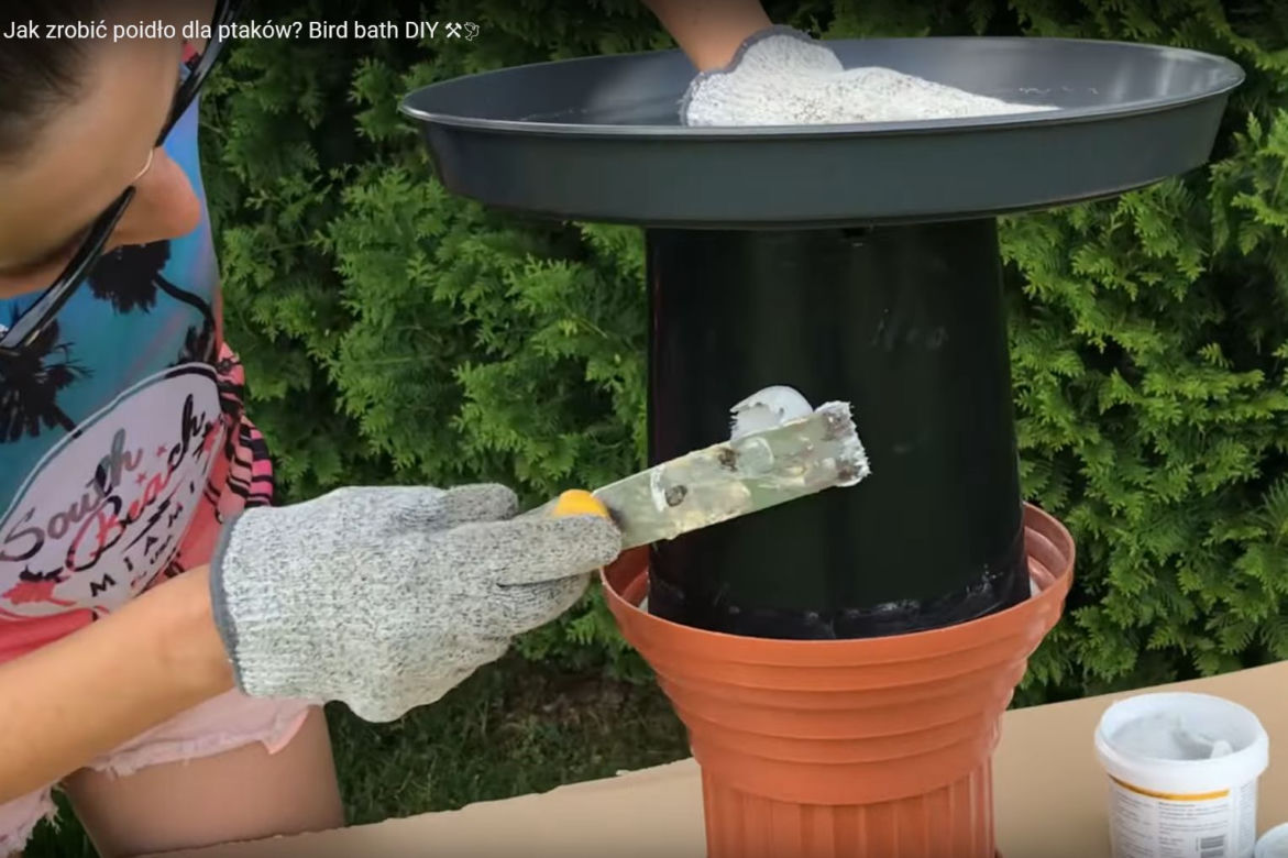 Poidło dla ptaków DIY  - instrukcja