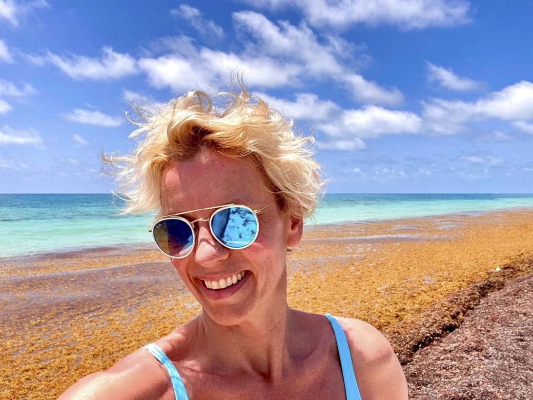 Anita Werner na wakacjach