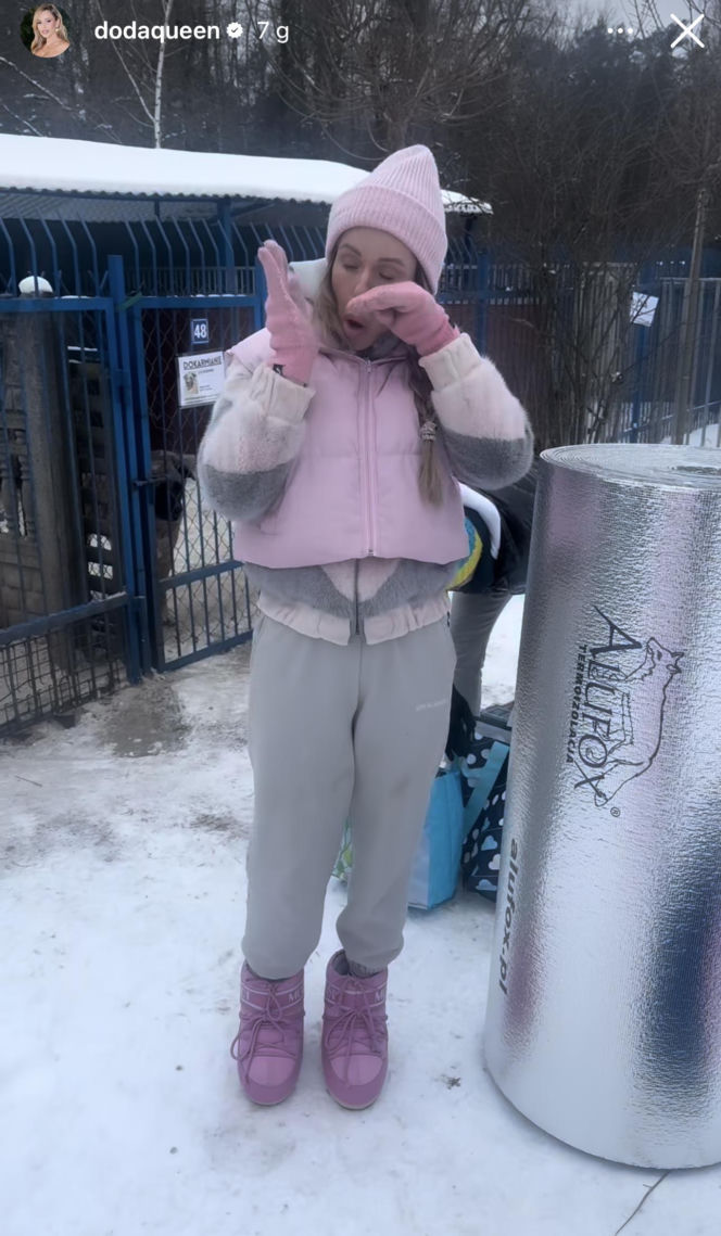 Doda ratuje psy przed mrozem
