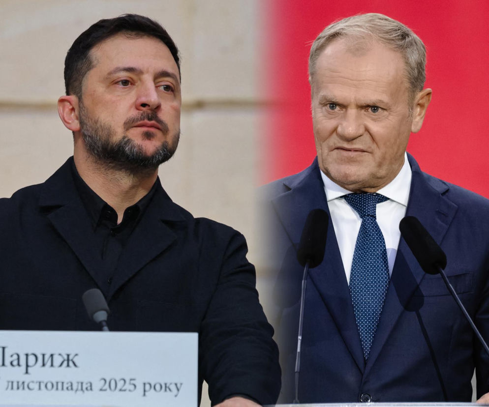 Volodymyr Zelenskyy, Donald Tusk