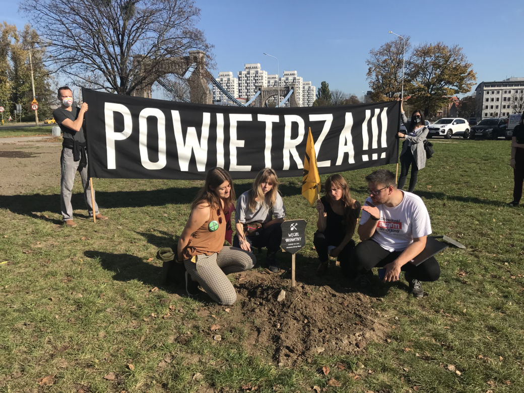 Symboliczny pogrzeb węgla brunatnego