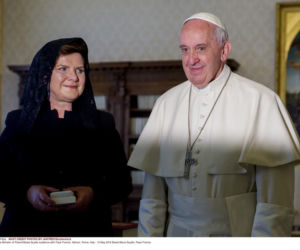 Joanna Scheuring-Wielgus i inne kobiety polityki u papieża Franciszka