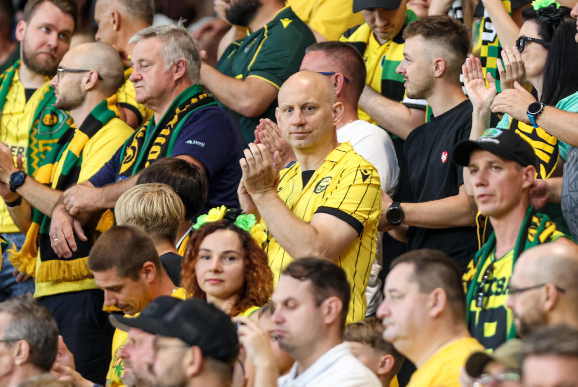 Zdjęcia kibiców z meczu GKS Katowice - MSK Żilina