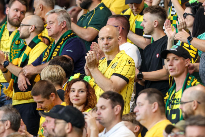 Zdjęcia kibiców z meczu GKS Katowice - MSK Żilina