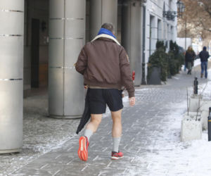 Maciej Dowbor wystawił nogi na mróz