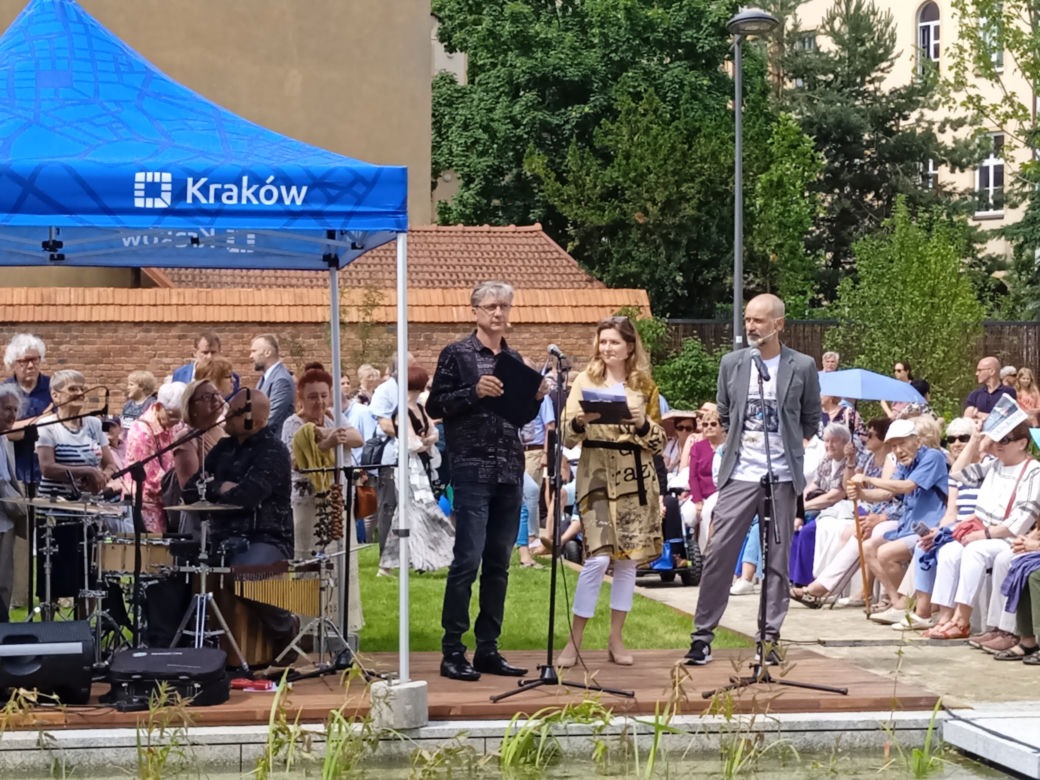 Otwarcie Parku im. Wisławy Szymborskiej w Krakowie