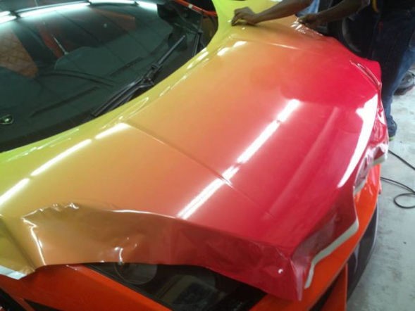 Tęczowe Lamborghini Gallardo 