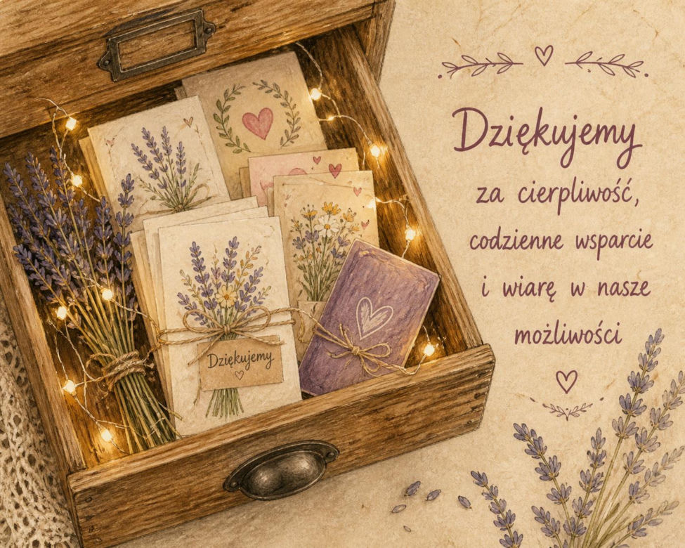 Kartka z życzeniami na Dzień Nauczyciela
