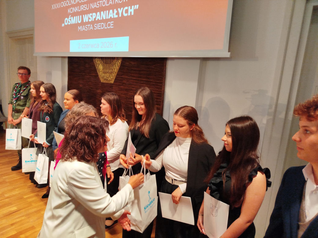 W 2026 roku w konkursie Ośmiu Wspaniałych Miasta Siedlce przyznano nagrody 9 Laureatom i 5 Wyróżnionym