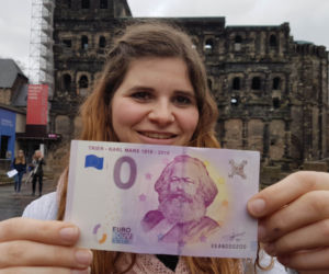 Miasto Trewir sprzedaje banknoty Euro z wizerunkiem Marksa