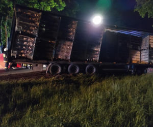 Ujazdówek. Przerażające ZDJĘCIA z wypadku na DK nr 60! Nie żyje kierowca citroena, który uderzył w volvo
