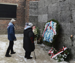74. rocznica wyzwolenia niemieckiego nazistowskiego obozu koncentracyjnego i zaglady Auschwitz