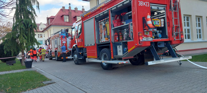 Próbna ewakuacja w zamojskim "rolniczaku"