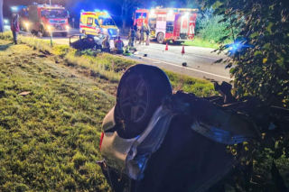 Dwie osoby nie żyją, pięć jest rannych. Koszmarny wypadek na DK 91