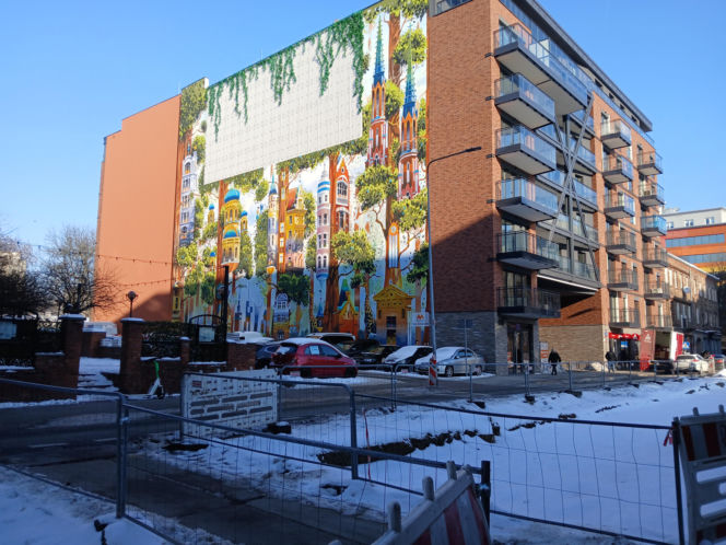 Przebudowa ul. Okrzei w Warszawie