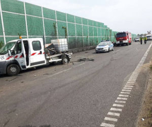 Piekary Śląskie: Śmiertelny wypadek na autostradzie A1 [ZDJĘCIA]