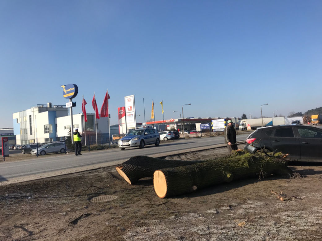 Niewybuch na budowie na ulicy Grunwaldzkiej