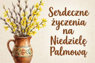 Dzbanek z baziami na Niedzielę Palmową