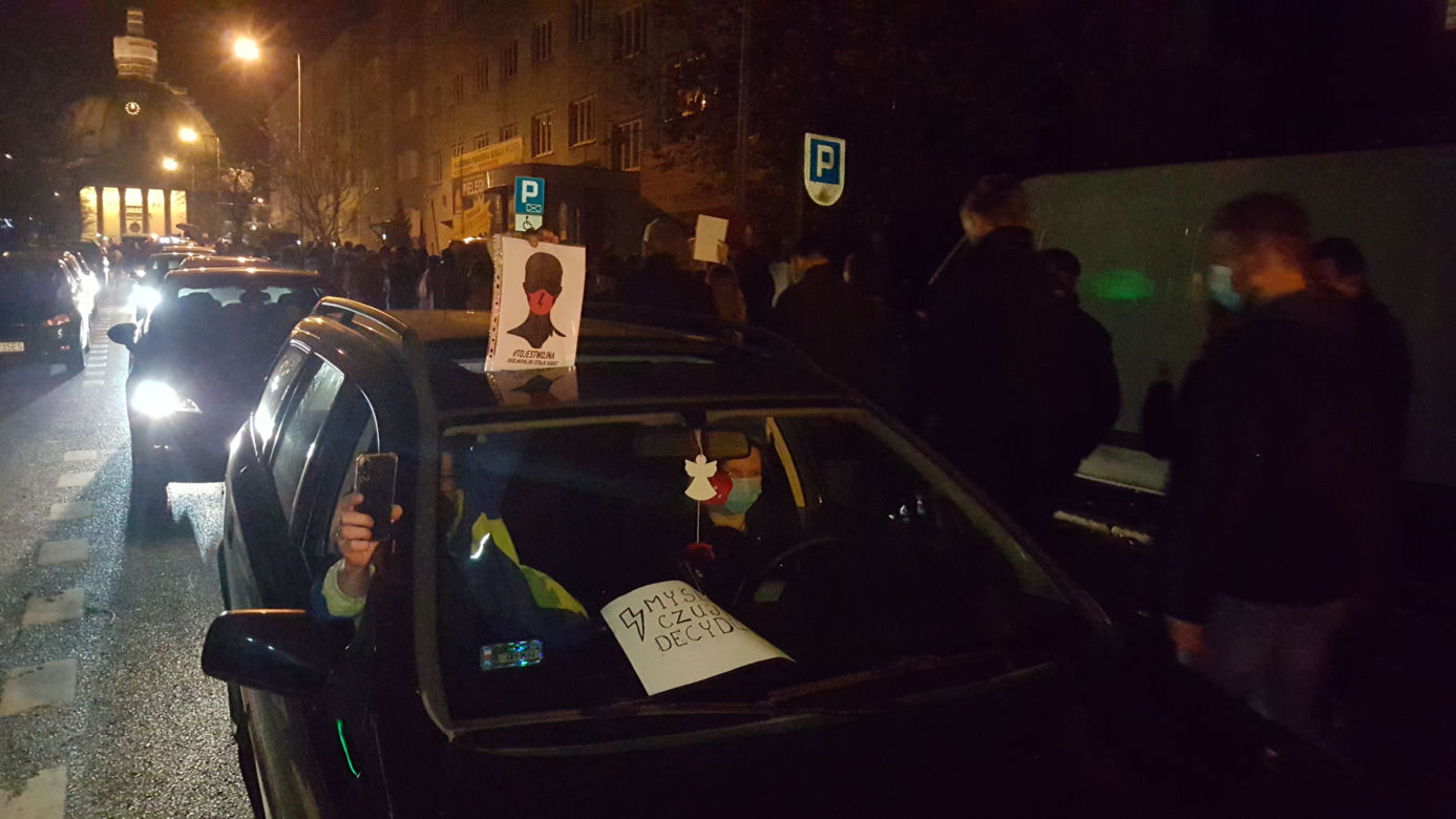 Protest w centrum Bydgoszczy