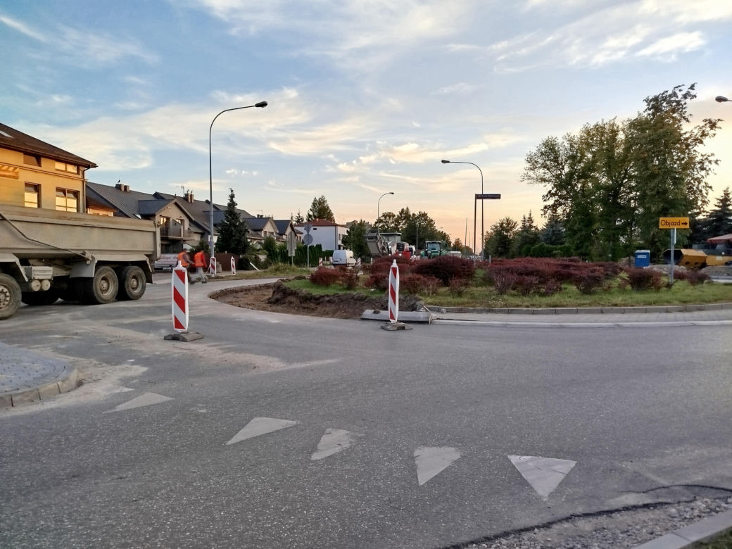 Siedlce: większe utrudnienia na ulicy Partyzantów na rondzie Solidarności