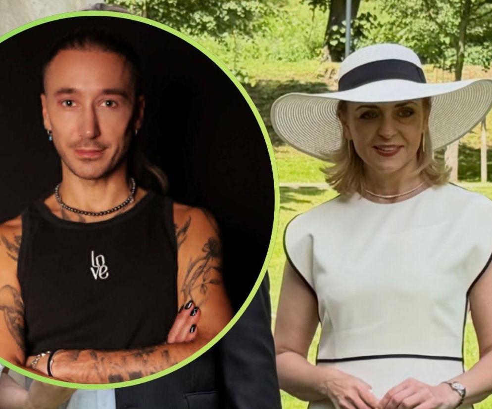 Posłanka Mucha w kapeluszu na ślubie syna. Wytknęli jej błąd! Poszło o kolor sukienki