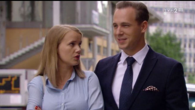 O mnie się nie martw 5 sezon odcinek 6 Iga (Joanna Kulig) Marcin (Stefan Pawłowski)