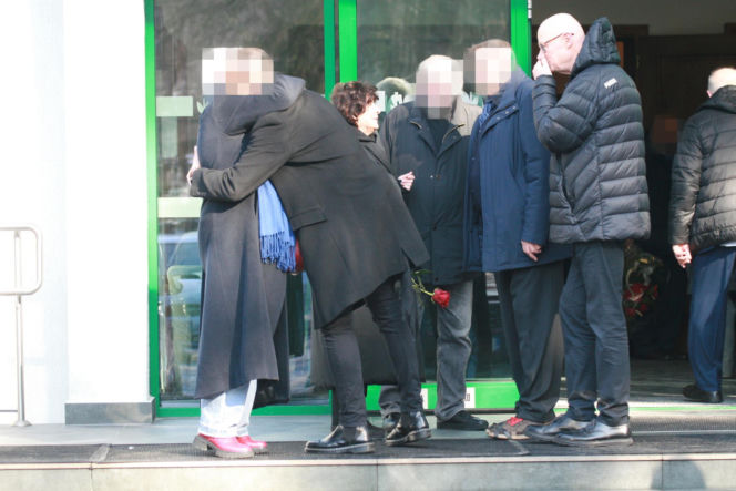 Pogrzeb Mirosława Krawczyka w Gdańsku: Aneta Zając i Mikołaj Krawczyk