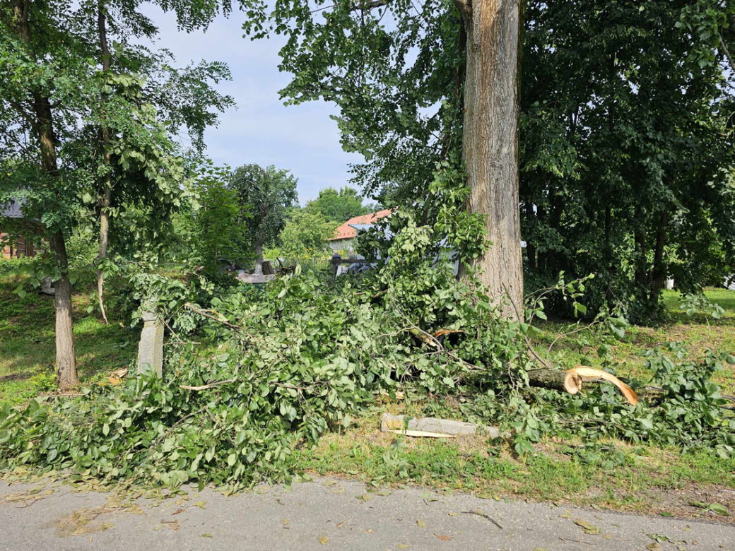 Trąba powietrzna przeszła na Podkarpaciu