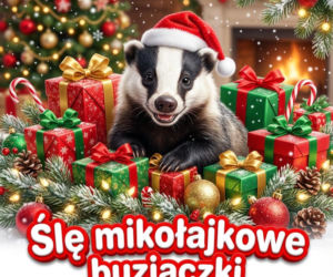 Kartka z życzeniami na Mikołajki