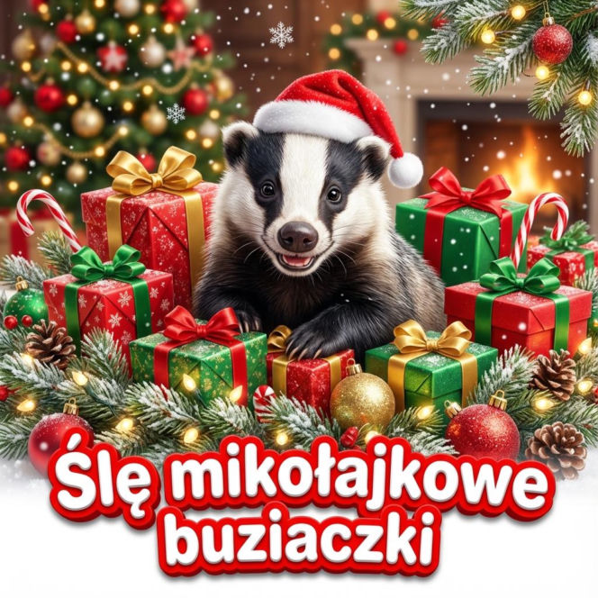 Kartka z życzeniami na Mikołajki