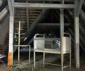 Opuszczony szpital i prosektorium