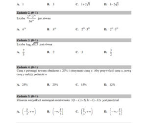 Matura 2020 - matematyka: ZADANIA, ARKUSZE CKE