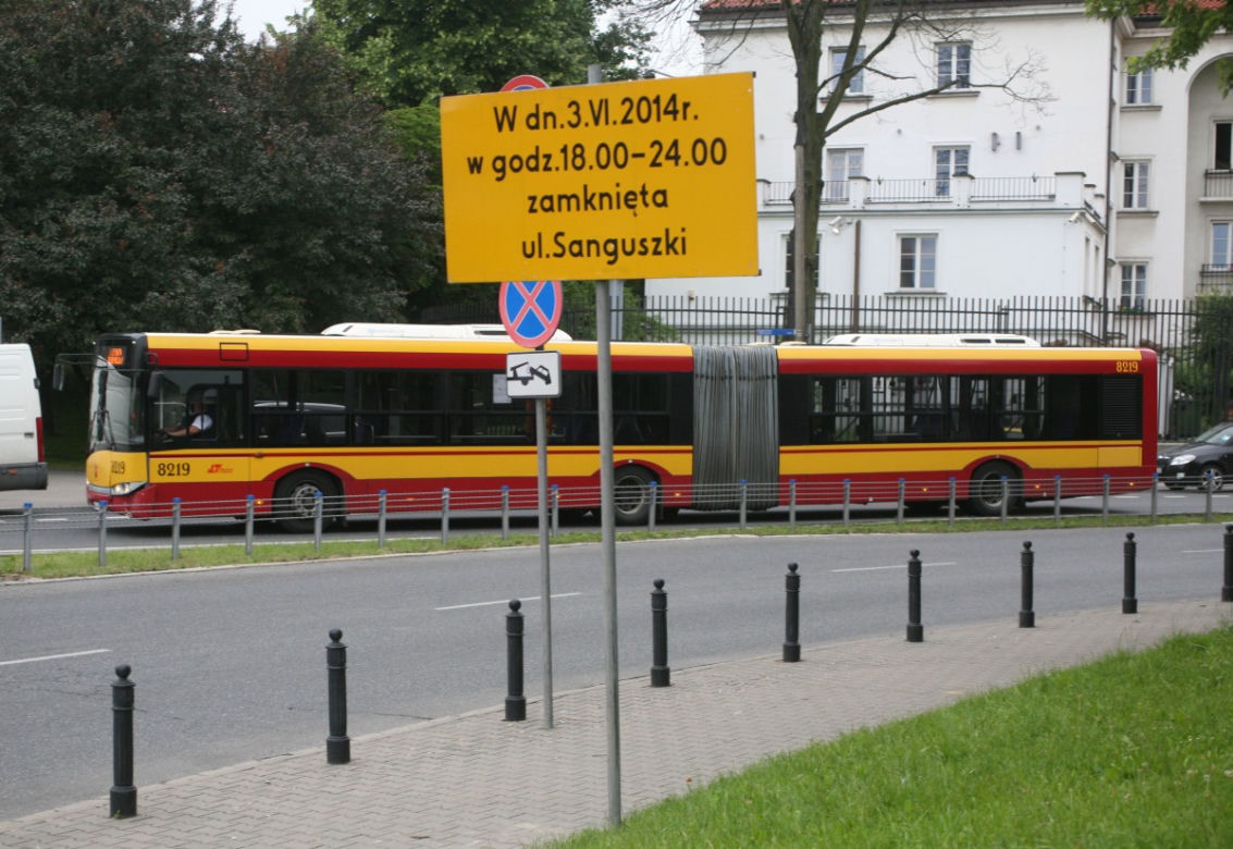 Warszawa utrudnienia