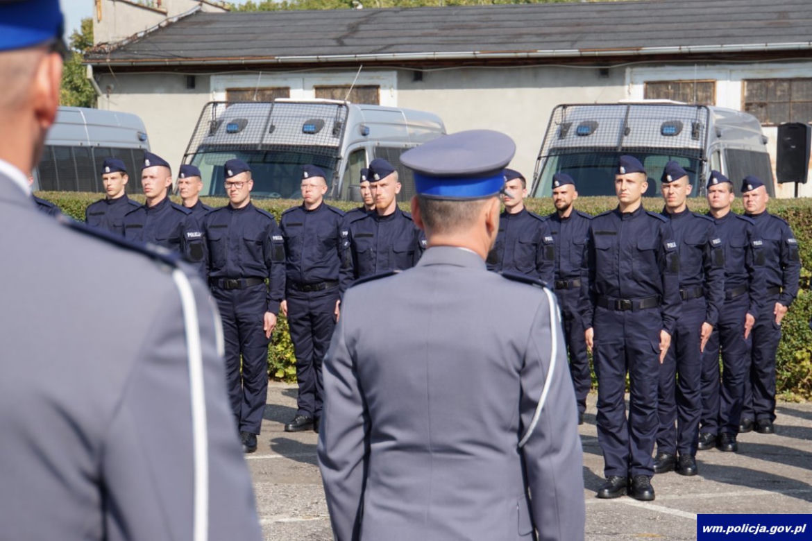 Nowi policjanci na Warmii i Mazurach