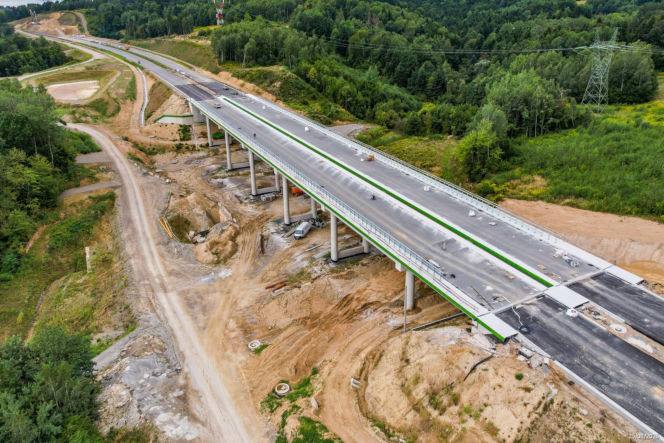Budowa drogi S19. Najwyższa estakada w Polsce