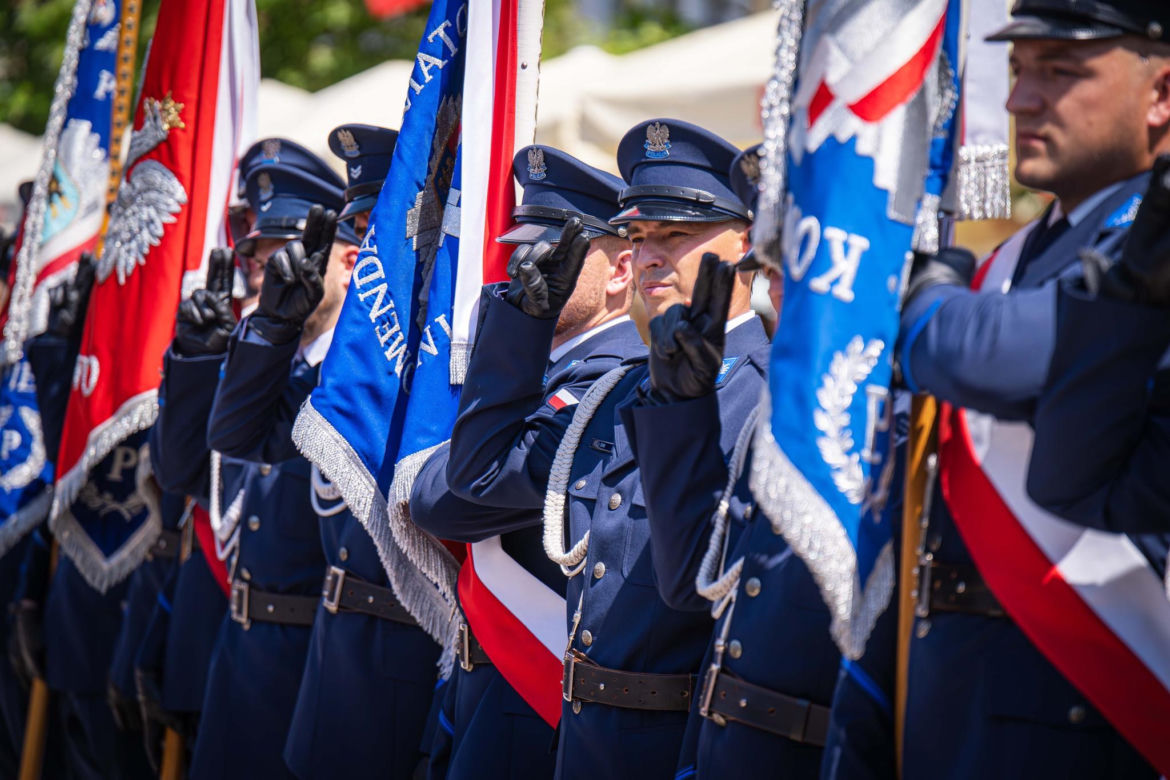 Ślubowanie nowych policjantów Śląskiej Policji