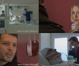M jak miłość. Michał Łagoda (Paweł Okraska), Tomek Chodakowski (Andrzej Młynarczyk), Barbara Kurdej-Szatan