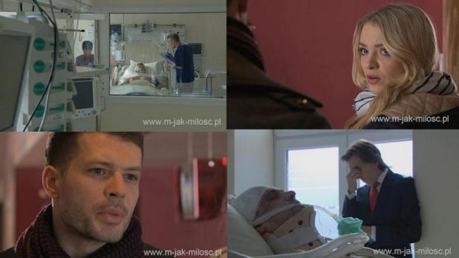 M jak miłość. Michał Łagoda (Paweł Okraska), Tomek Chodakowski (Andrzej Młynarczyk), Barbara Kurdej-Szatan