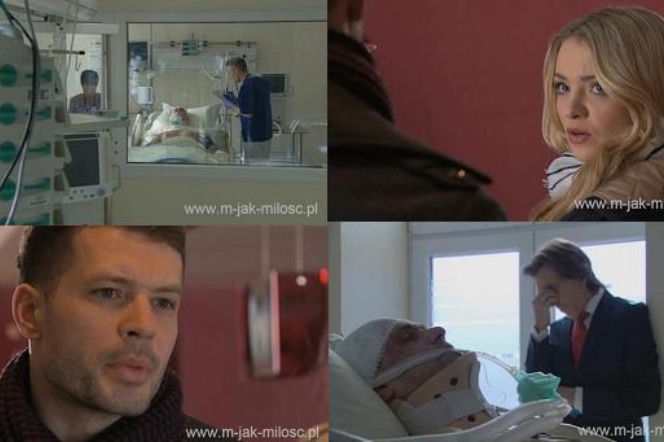 M jak miłość. Michał Łagoda (Paweł Okraska), Tomek Chodakowski (Andrzej Młynarczyk), Barbara Kurdej-Szatan