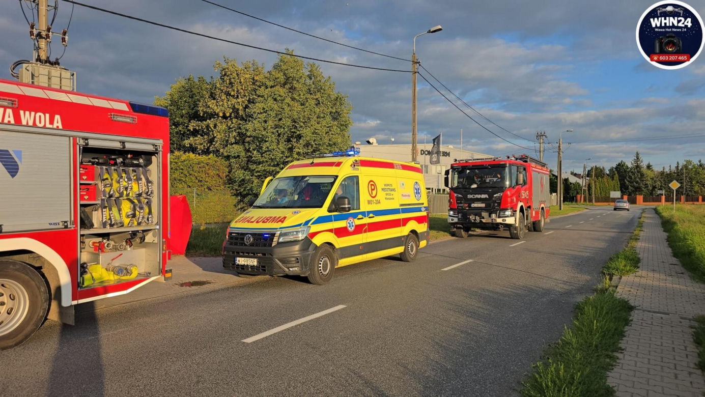 Tragedia w Lesznowoli. Kierowca ciężarówki zasłabł za kierownicą i zmarł