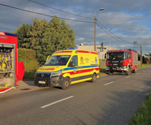 Tragedia w Lesznowoli. Kierowca ciężarówki zasłabł za kierownicą i zmarł