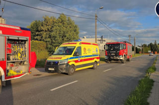 Tragedia w Lesznowoli. Kierowca ciężarówki zasłabł za kierownicą i zmarł