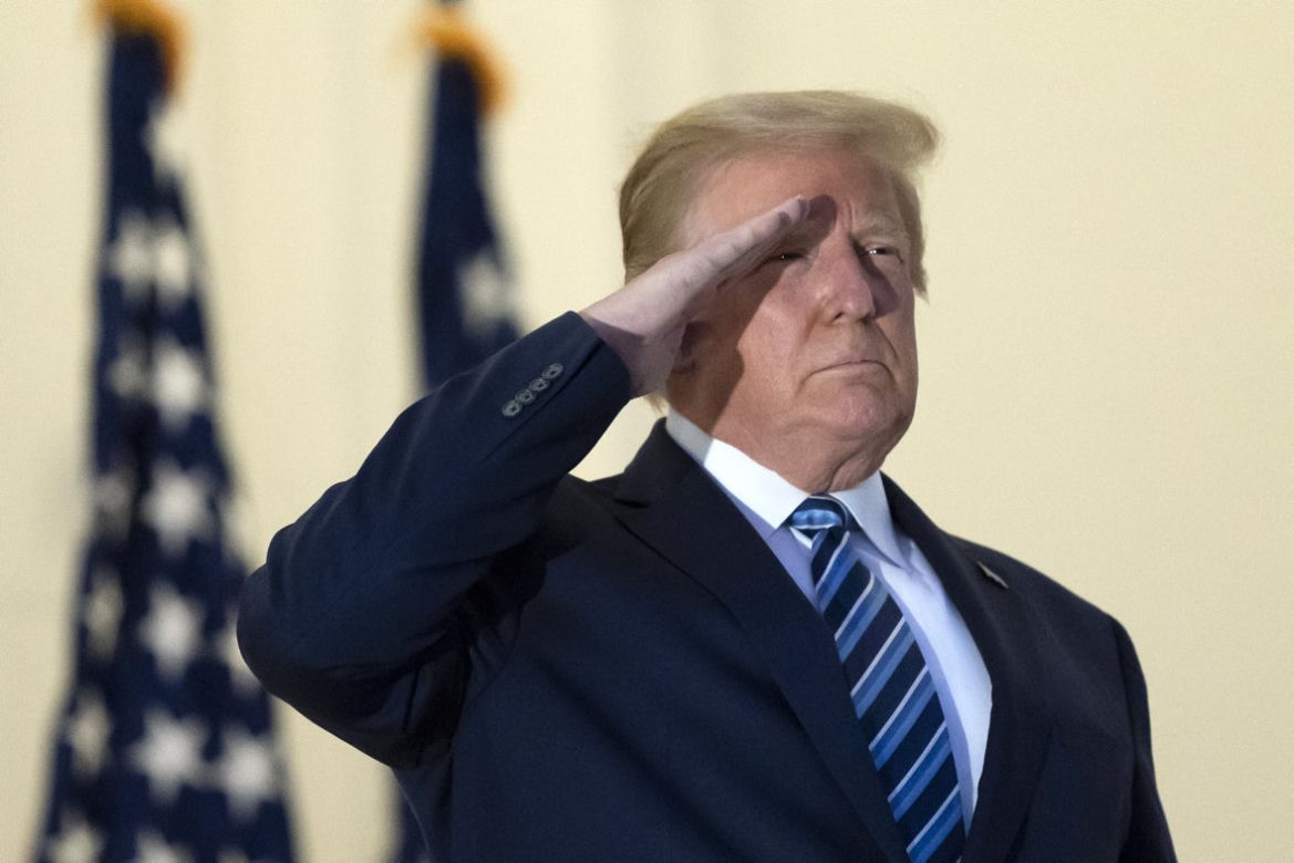 Donald Trump po wyjściu ze szpitala: Nie bójcie się wirusa!