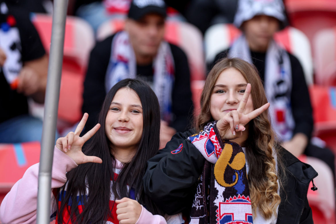 Zdjęcia kibiców i zawodników z derbów Górnego Śląska