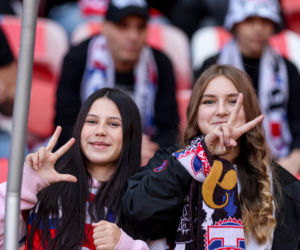 Zdjęcia kibiców i zawodników z derbów Górnego Śląska