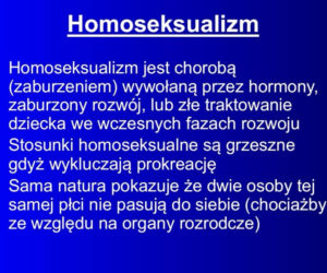 Slajdy z lekcji religii w liceum w Limanowej