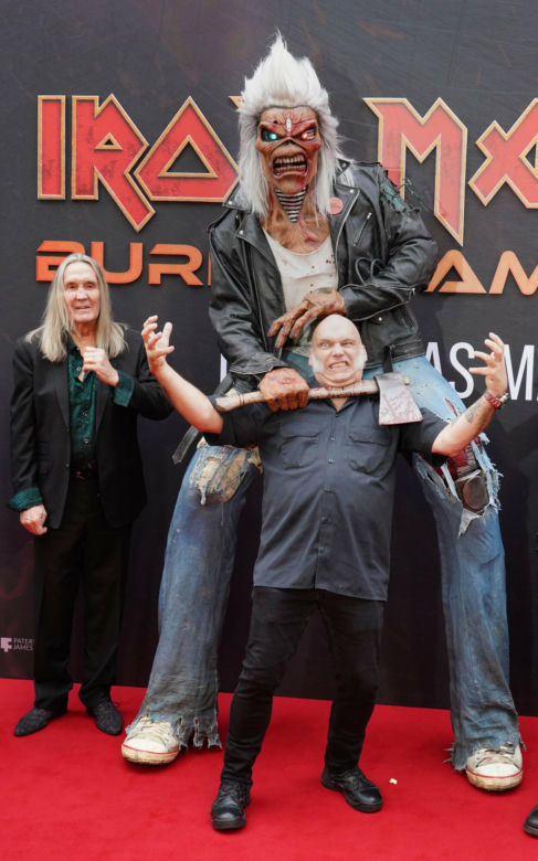 Iron Maiden na światowej premierze dokumentu "Iron Maiden: Burning Ambition"